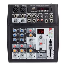 Consola De Sonido 6 Canales Soundxtreme Sxm526 Usb Efectos