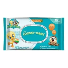 Lenço Umedecido Looney Tunes C\ 48 Tolhas Umedecidas - Full