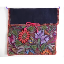 Bolsa En Bordado De Flores Artesanal Chiapaneco, Artes #3