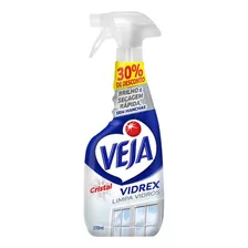 Limpa Vidros Spray Vidrex Cristal 500 Ml Embalagem Econômica, Veja