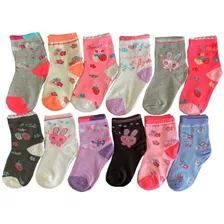 Kit 24 Pares Meias Menina Infantil Feminina