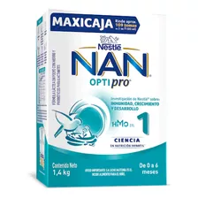 Formula Infantil Nan 1 Optipro Hmo X1400g