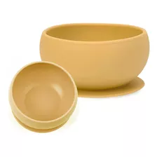 Bowl Con Sopapa Bebe Niño Infantil Silicona Antideslizante 