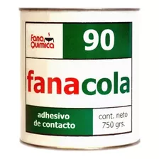 Adhesivo De Contacto Fanacola 90 Lata X 750gr Pegamento Líquido Fana Química