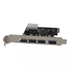 Placa Pci-e Usb 3.0 Com 4 Portas 5gbps Ddr2 Ddr3 F3 50