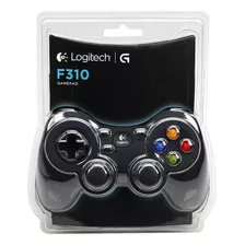 Logitech F310, Gamepad Usb Para Pc / Android Tv Color Negro