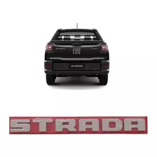 Emblema Insignia Fiat Strada Cromado 