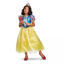 Disfraz Talla (3t|4t) Para Niñas Vestido De Blancanieves