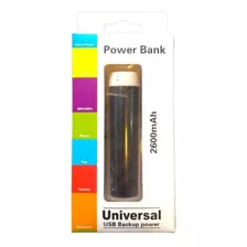 Cargador Portátil Power Bank Forma De Pila 2600mah