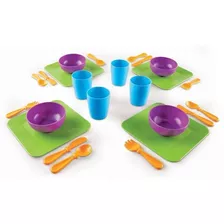 Set De Platos 4 Set New Sprout Serve It! Learning Resources 