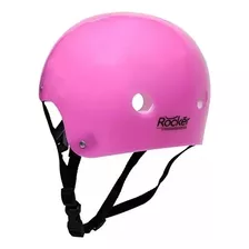 Casco Infantil Rocker Bici Patin Roller Monopatin Protección Color Rosa Talle Unico