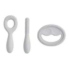 Set De 3 Mordederas Para Desarrollo Del Bebe Silicón Ezpz