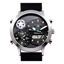 P7017a-0121 - Reloj Pegaso P/lona Hombre Doble Hora An