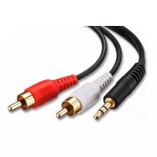Cable De Audio Plug Stereo 3,5 A Dos Rca Auxiliar 