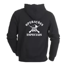 Blusa Moletom Jaqueta Frio Policia Operações Especiais 