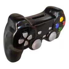 Cofre Cofrinho Controle Jogo - Ceramica Preto Decorativo