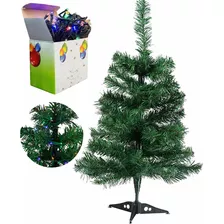 Árbol Navideño Ciprés Pino Escritorio Oficina Dptos. + Luces