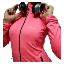 Campera Mujer Deportiva Lycra Algodon- Calyud