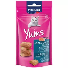 Snack Para Gatos Yums Cat Vitakraft Salmón 40gr