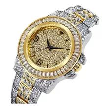 Reloj Impermeable De Moda De Diamantes Para Hombre