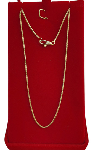 Colar Hstern My Collection Rabo De Rato De Ouro 18k 750 50cm Amarelo