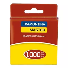 Caja De 1000 Grapas De 6mm Para Engrapadora Tramontina