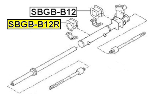 Buje Caja De Direccion Para Subaru Impreza Forester Legacy Foto 2