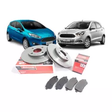 Kit Disco E Pastilha De Freio Dianteiro Ford Ka E New Fiesta