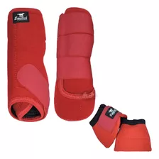 Kit Equitech Cabination Diant Cloche Velcro Japan Vermelho