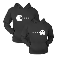 Duo 2 Sudaderas Pacman Pareja Amigos Novios 