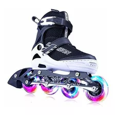 Papaison Patines En Linea Ajustables Con Ruedas Luminosas