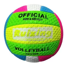 Pelota De Volley Cosida Soft Touch Engomada Beach Volley Color Multicolor