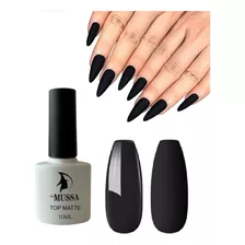 Top Efecto Matte Para Uñas 10 Ml Mussa Semipermanente 3 Paso