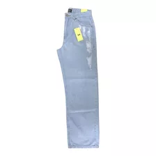Calça Jeans Lee Wide Leg Cintura Alta Perna Larga 3355l