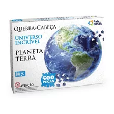 Puzzle Rompecabezas Redondo Planeta Tierra 500 Piezas