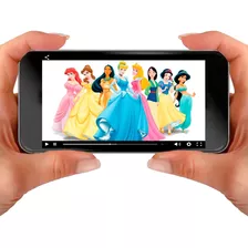 Tarjeta Video Invitación Digital De Princesas Disney