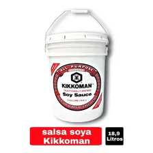 Salsa Soya Kikkoman 18.9 Litros Para Sushi Sabor Tradicional