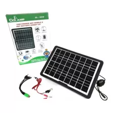 Panel Solar Portátil Cl-1615 15w Cargador Celulares Baterías