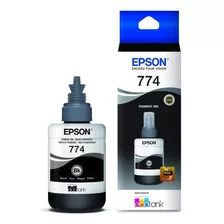 Tinta Pigmentada Epson 774 T774120 Negro Botella 140ml 