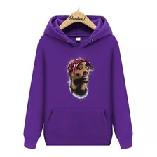 Moleton 2pac Liso Blusa De Frio Qualidade Premiun Jaqueta