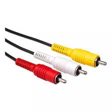 Cable De Video Rca 3x3 Macho Macho 5 Mts/ Madidino 