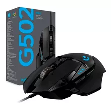 Mouse Gamer Logitech G Series Hero 16k G502 Negro 
