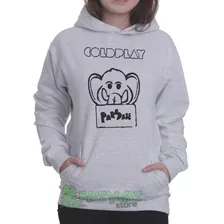 Blusa Coldplay Moletom Canguru Com Capuz Moleton Rock Frio