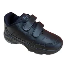 Zapatillas Colegiales Escolares Con Abrojo Niños Niñas Tridy