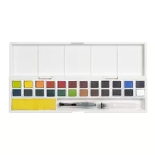 Derwent Inktense 24 Pastillas 1 Pincel Y 1 Esponja