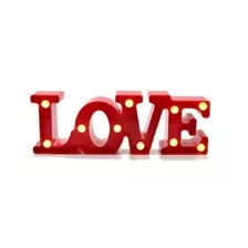 Luminária Led Decorativa Love 30cm X 10cm Dias Dos Namorados