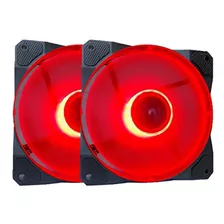 Ventilador Apevia Co212l-rd Cosmos 120mm Red Led Ultra Silen