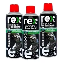 3 Limpiador De Contacto Multiuso Rex - 400ml