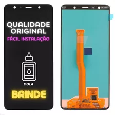 Tela Frontal Display Lcd Touch Compatível A8 Plus A730 