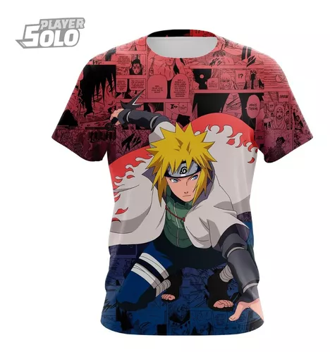 Camisa Camiseta Minato Namikaze Desenho Infantil Adulto 06